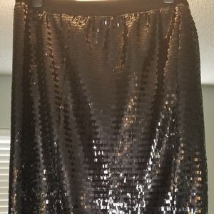 Womens Sequin Skirt